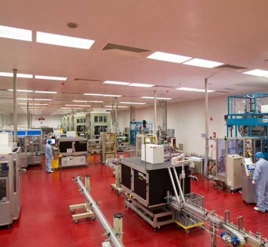 Clean rooms in PET packaging production